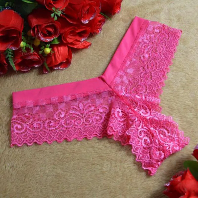 Удивительные Сексуальные Трусики Женщины Низкой Талией Кружева Стринги и Г