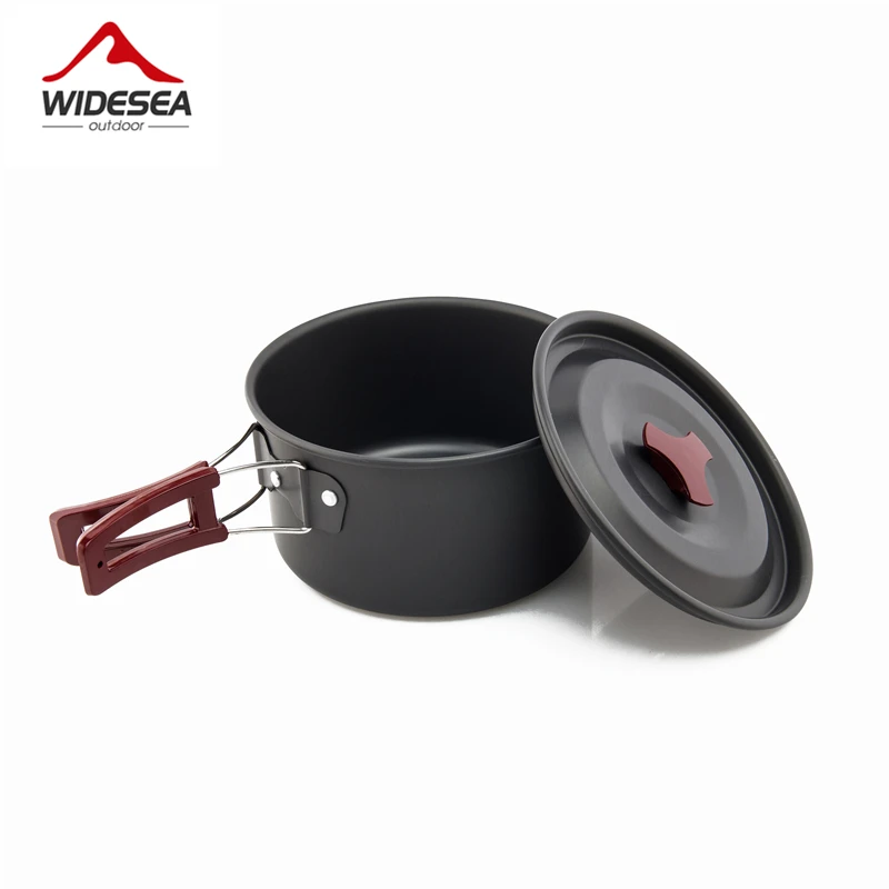 Widesea 2-3 походная посуда, набор для пикника, походная посуда, набор для приготовления пищи на открытом воздухе, походная посуда, походная посуда, столовые приборы
