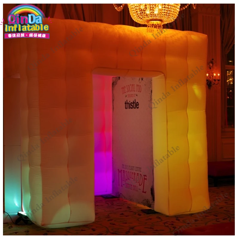Пейнтбол палатка Photo Booth Кемпинг Роскошные палатки, 2.4 м* 2.4 м* 2.4 м надувные иглу Air photbooth