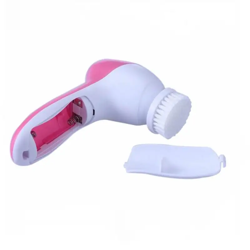 Электрическое очищающее средство для лица 5 в 1 работающее от аккумулятора