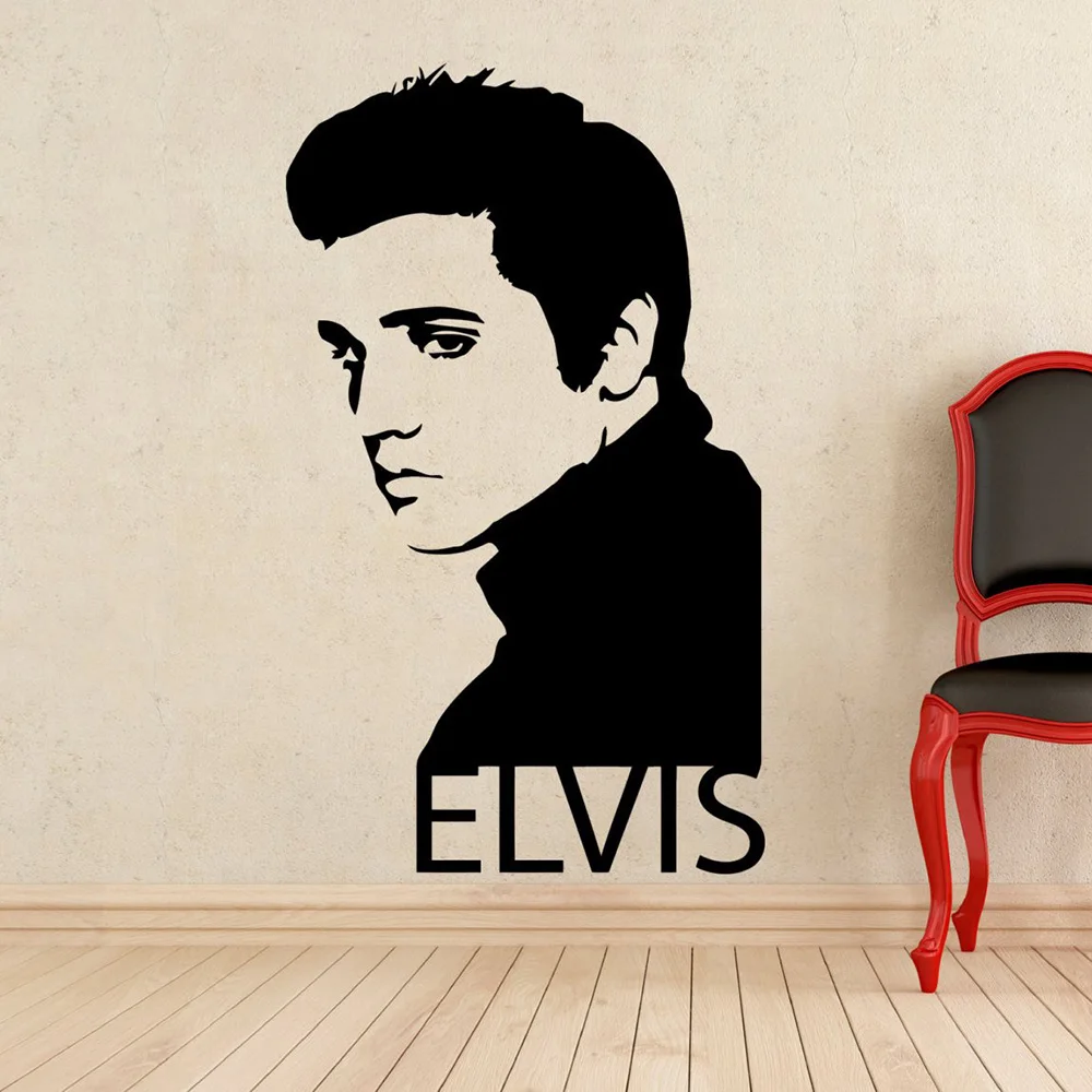 Elvis Presley музыкальная виниловая наклейка настенные наклейки домашний Декор