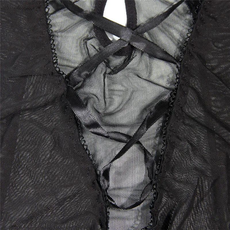 Рождественский подарок S M L XL XXL 3XL 5XL 6XL Сексуальное белье для женщин с горячей вышивкой глубокий V Халаты больших размеров 7098