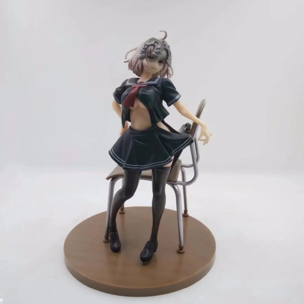 Аниме 25 см Fate Grand Order FGO Jeanne d'Arc Saber школьная форма ПВХ фигурка Модель Кукла