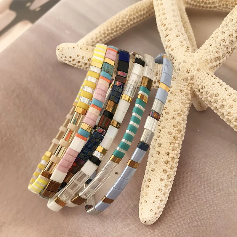 

NeeFu WoFu filament Bracelet Bohemian Exquisite Bracelets For Women Summer Beach Colorful Jewelry Pulseras Insta Fashio