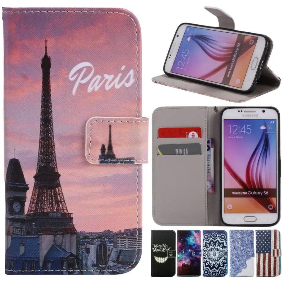 Чехол для телефона Samsung Galaxy S6 G9200 Edge G9250 Plus G9280 SM чехол с подсолнечником Wind Chimes Coque