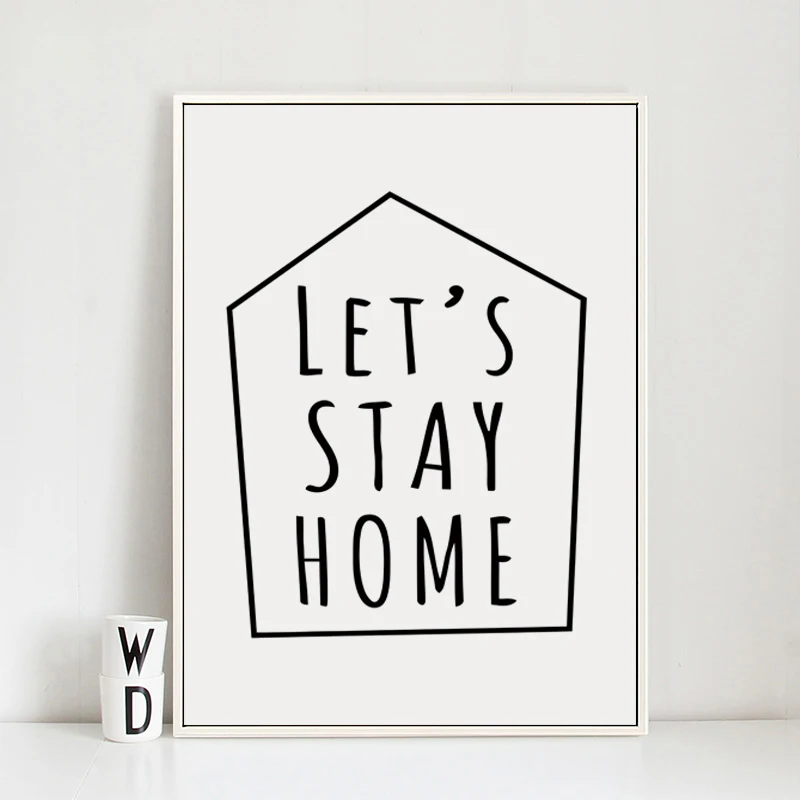 Элегантная поэтическая Скандинавская простая жизнь вдохновляющий холст