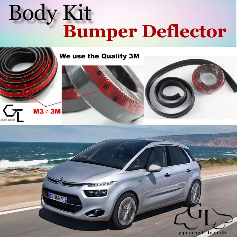 Бампер для губ Citroen C4 Picasso передний спойлер юбка автомобиля друзей тюнинг