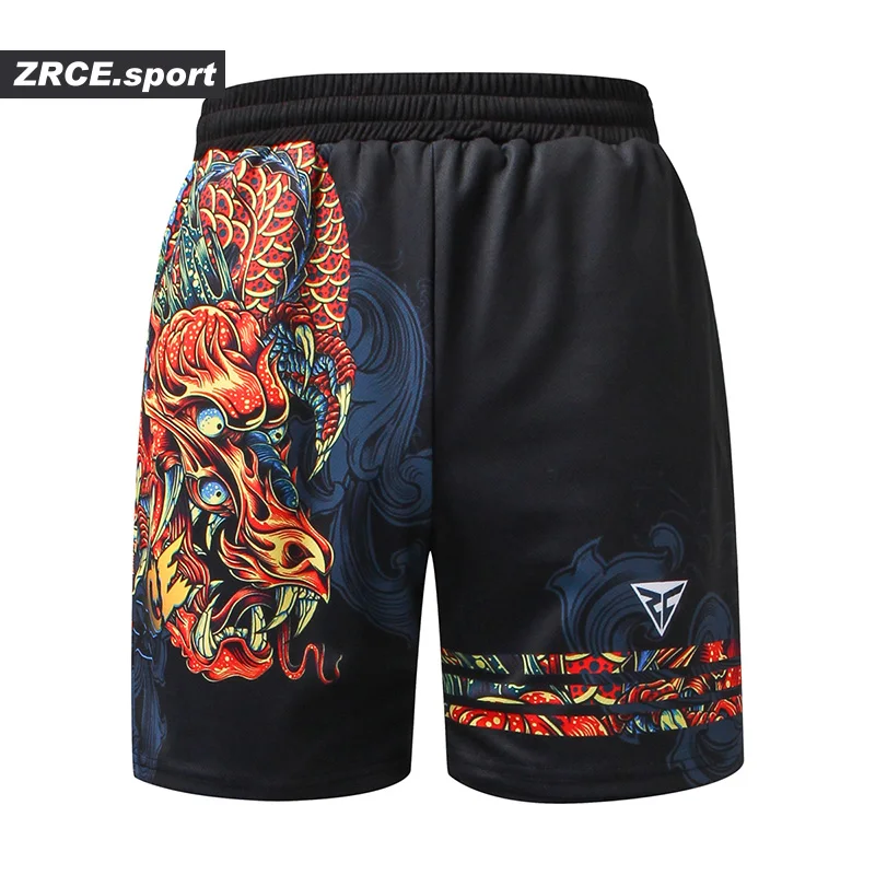 

ZRCE Shorts Men Fashion Summer Beach Causal Fitness 3d Print Shorts Brand Clothing Loose Fashion Mens Pattern Funny Trousers