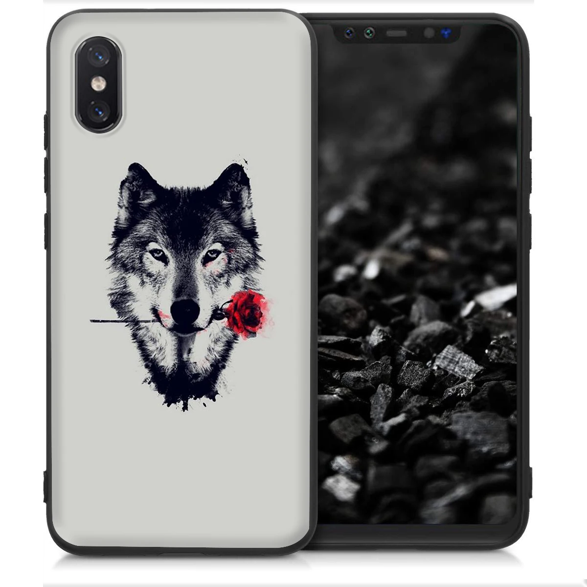 Чехол Lavaza из ТПУ с изображением животных льва волка для Xiaomi MI Redmi Poco X2 K30 Note 8T 10 6 8 9
