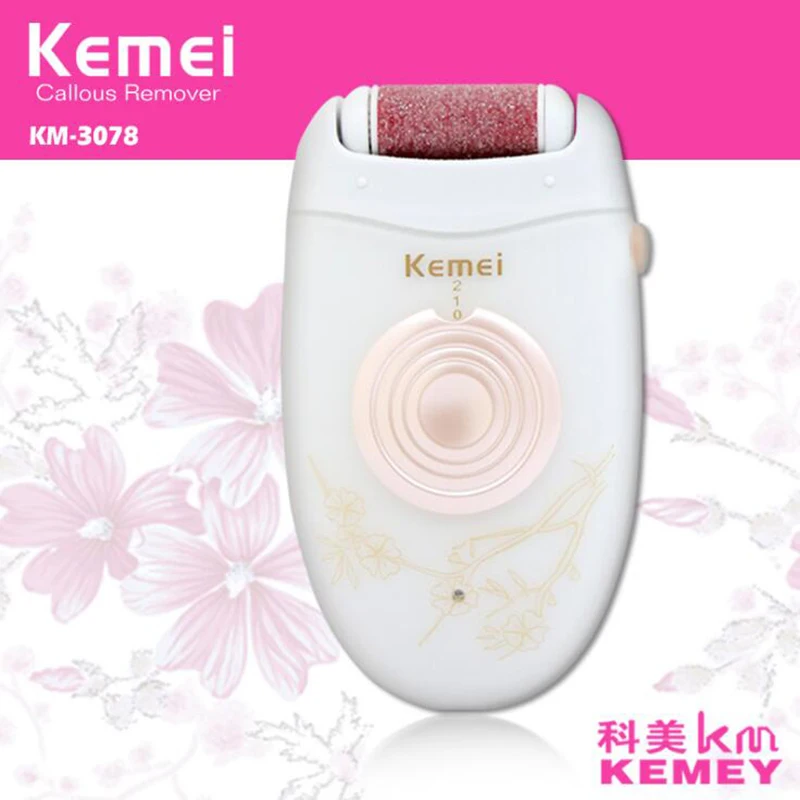 Kemei KM 3078 электронный файл ног перезаряжаемые электрический педикюр уход за