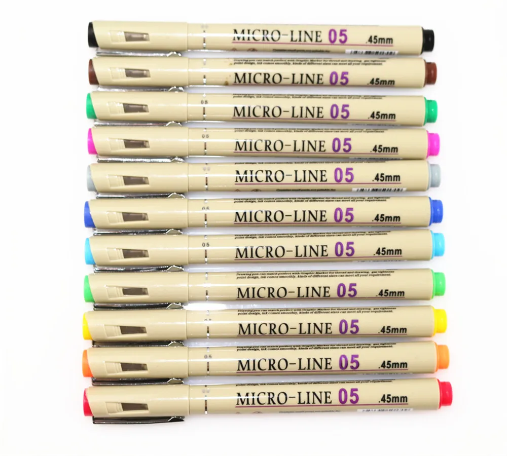 Цветная ручка для рисования 11 цветов 0 45 мм|art markers|design art markersdesign markers |
