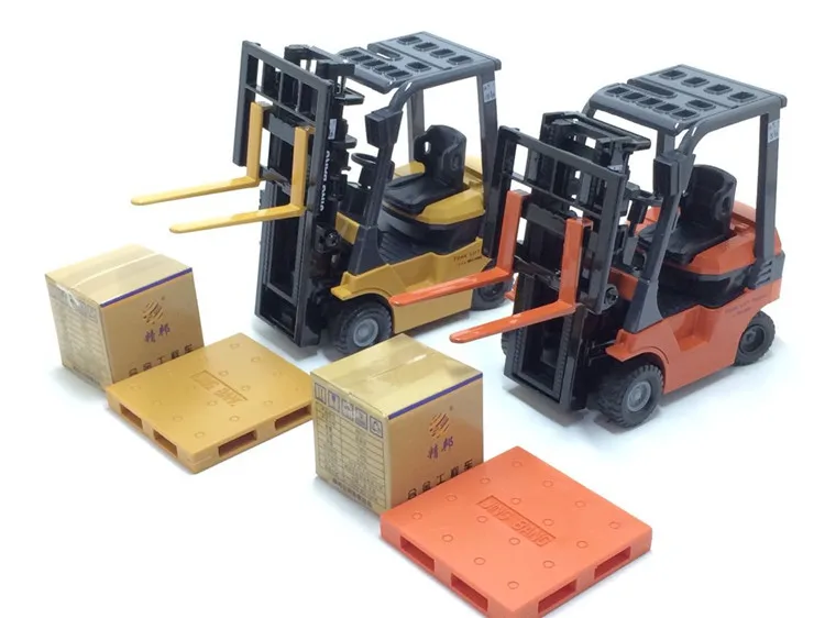 1:60 scale alloy Engineering vehicles Alloy model car lift forklift Boxed gift High simulation free shipping | Игрушки и хобби