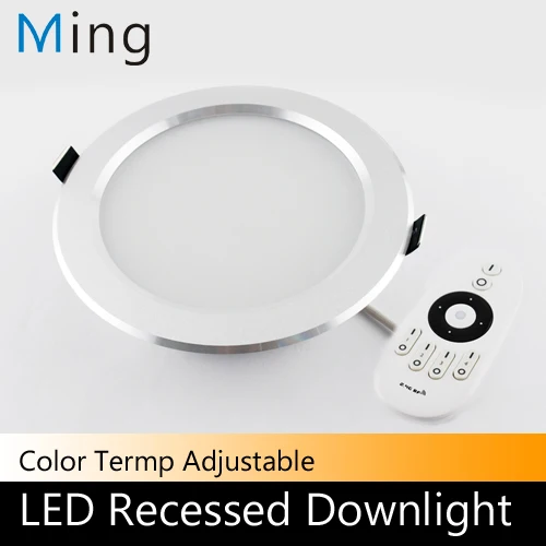 Беспроводное управление 12 Вт Цвет регулируемая яркость 5 дюймов LED потолочные