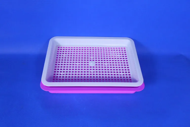 Квадратные средние пластиковые инструменты семена гидропоника садовые горшки