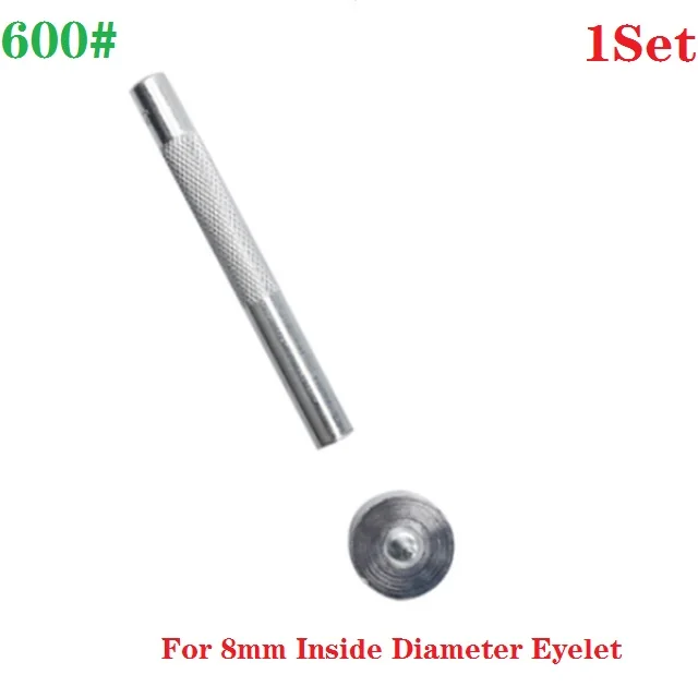 8mm 1 компл. 3-20 мм DIY ручной работы металлические люверсы Плесень инструмент люверсы втулки установка углеродистая сталь аксессуары Профессиональная ручная работа - Цвет: 8mm