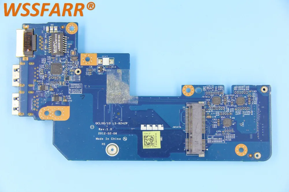 Для Dell для Inspiron 7520 5520 2 USB Ethernet стандартный разъем|board board|board connectorboard usb |