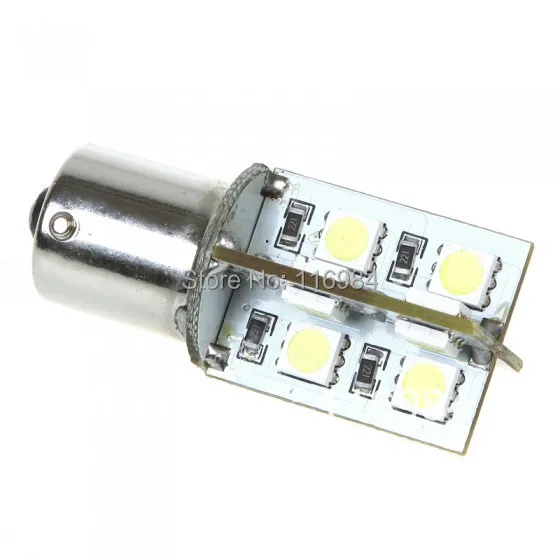 2 шт. 1156 BA15S 5050 16 SMD Светодиодная CAN-шина белая лампа заднего фонаря тормоза
