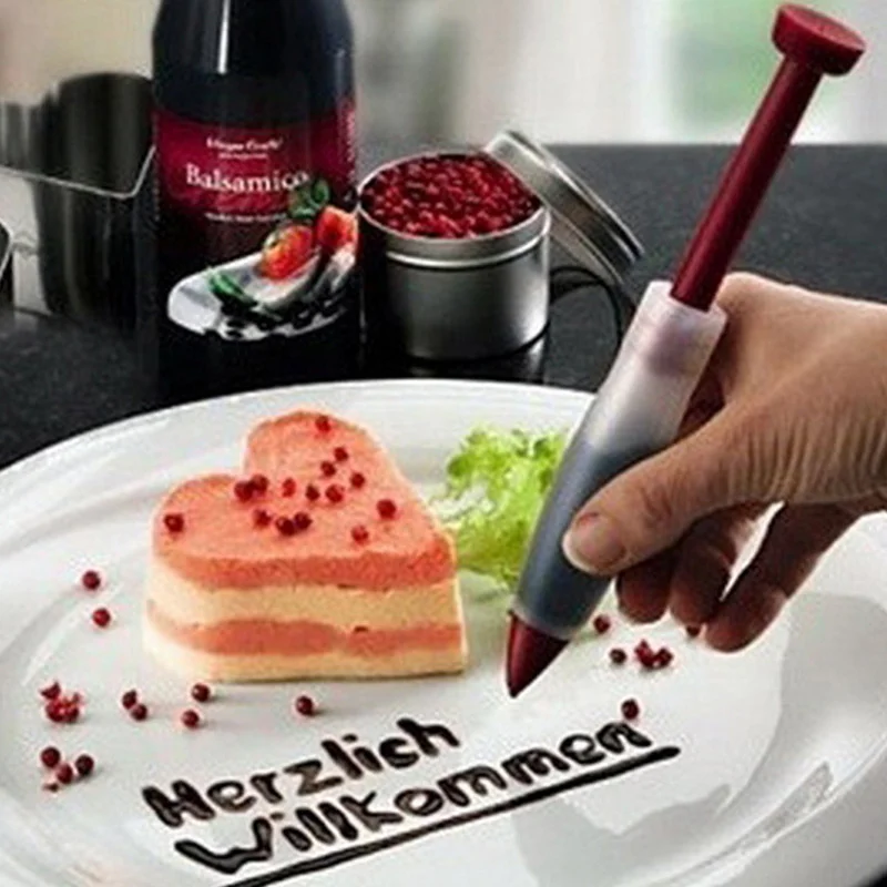 Экономичная Силиконовая ручка для письма украшения шоколада чашка крема торта