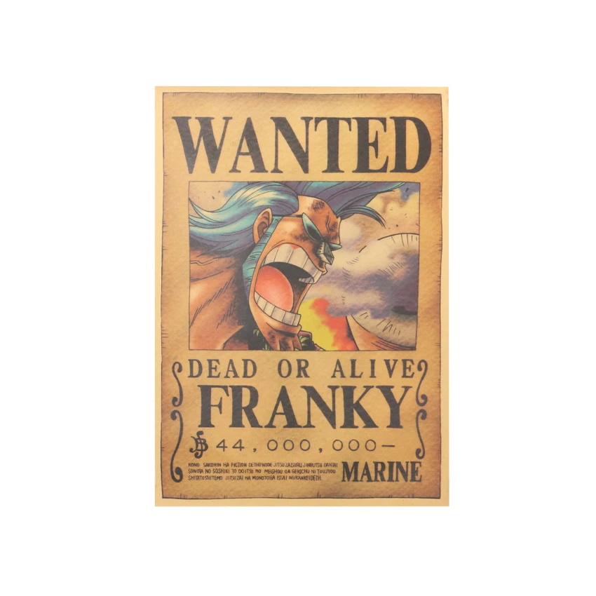 Галстук OP Franky крафт бумаги классический мультфильм кино комикс плакат бары кафе