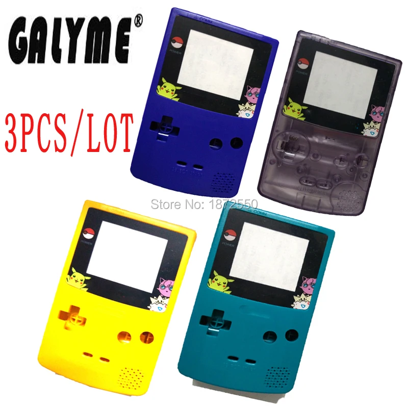 3 шт./лот Galyme карманные монстры версия корпус объектив для GameboyColor GBO DMG игровая