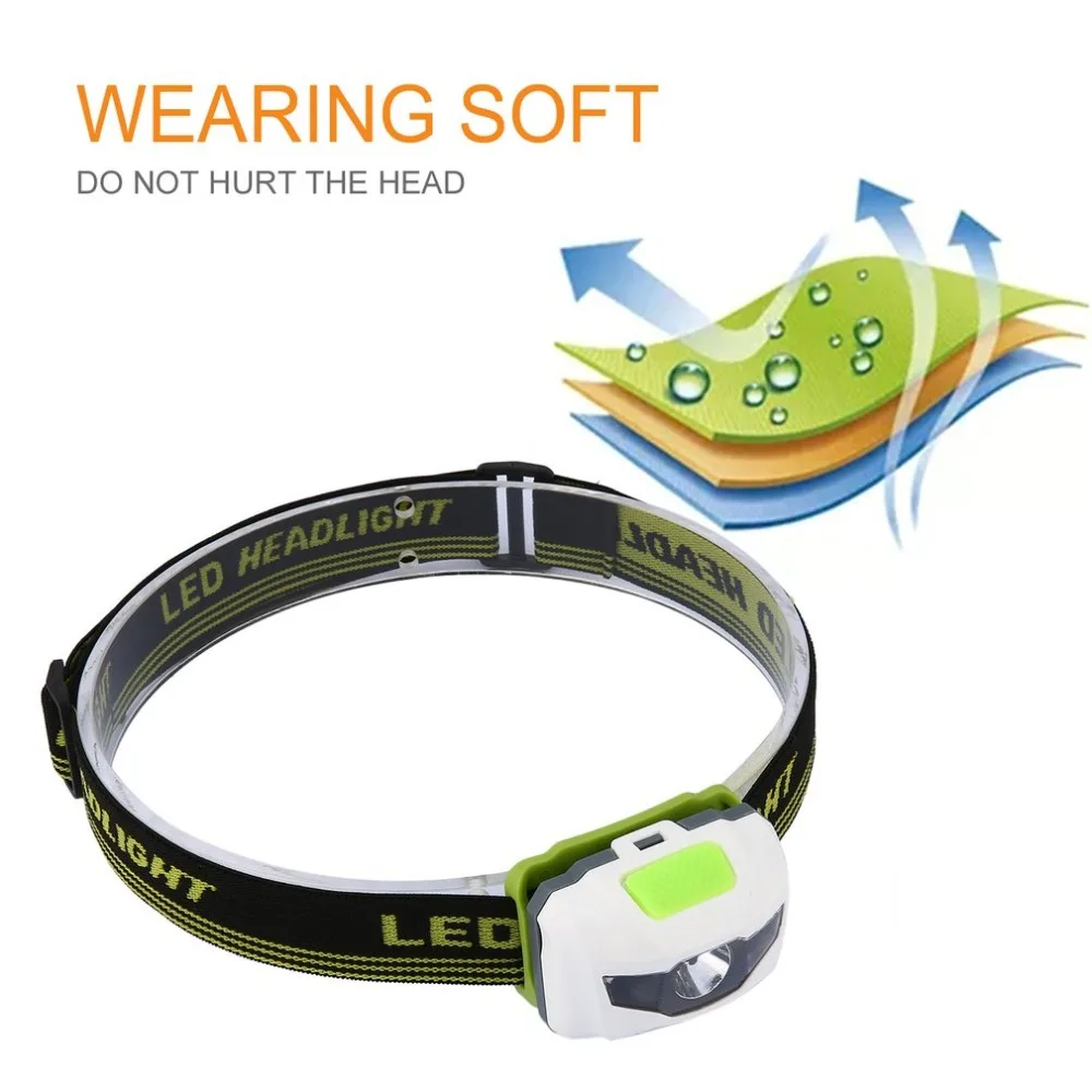 ICOCO светодиодный налобный фонарь лампа для кемпинга индукционный на батарейках