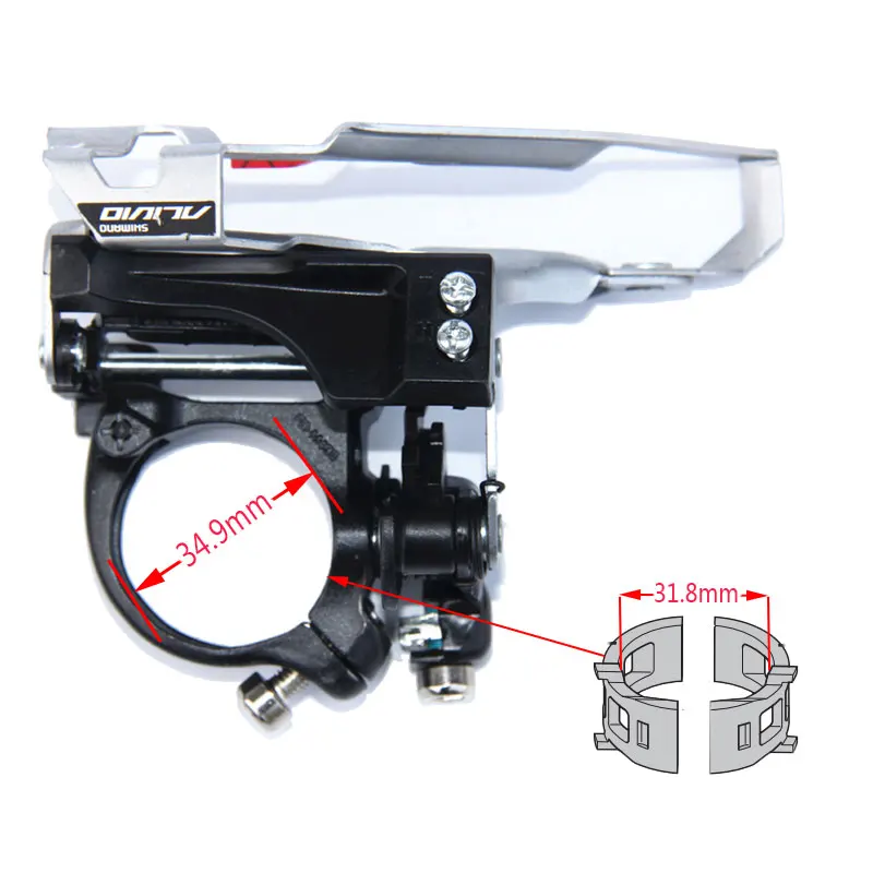 SHIMANO ALIVIO FD M430 передний переключатель 3*9s 27S MTB велосипедный зажим двойной тяга