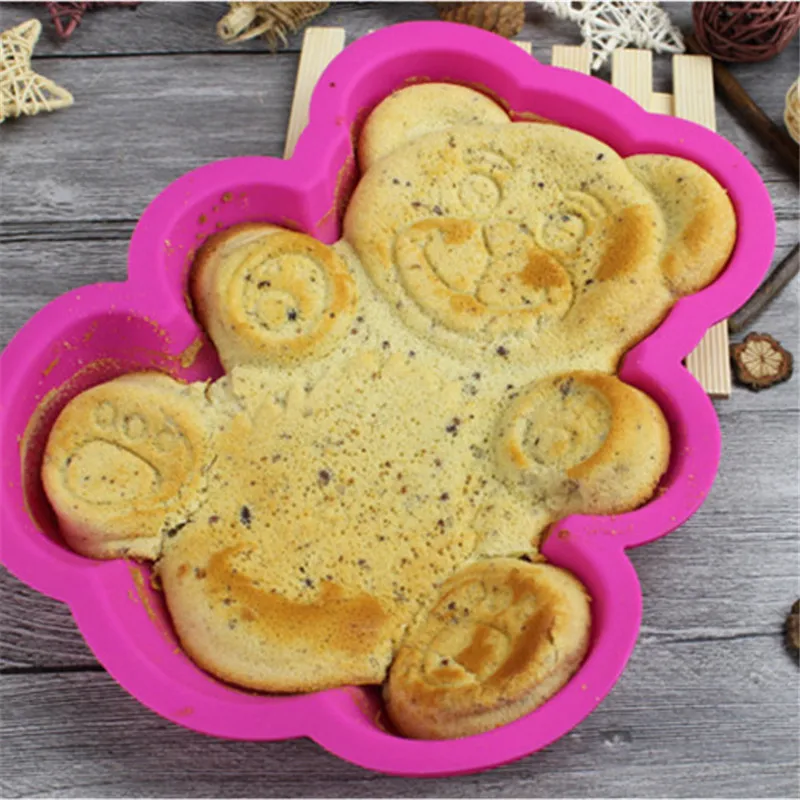 Силиконовые формы для выпечки Медведь 15 х17 см|silicone cake mold|cake moldsilicone |