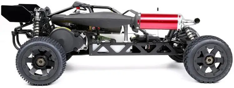 Комплект боковой выхлопной трубы глушителя подходит для 1/5 HPI ROVAN KM BAJA 5B 5T 5SC |
