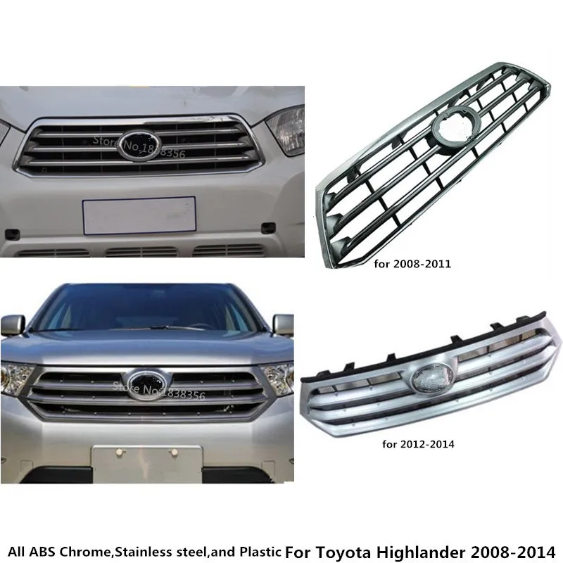 1 шт. крышка кузова автомобиля для Toyota high Lander 2008 2009 2010 2011 2012 2013 2014 ABS хромированная