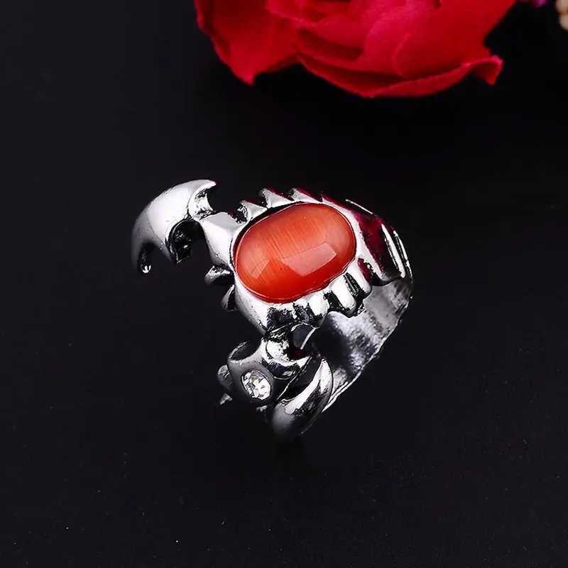 Кольца PFS Лидер продаж Для Мужчин's Титан Сталь кольцо мода скорпион изделия