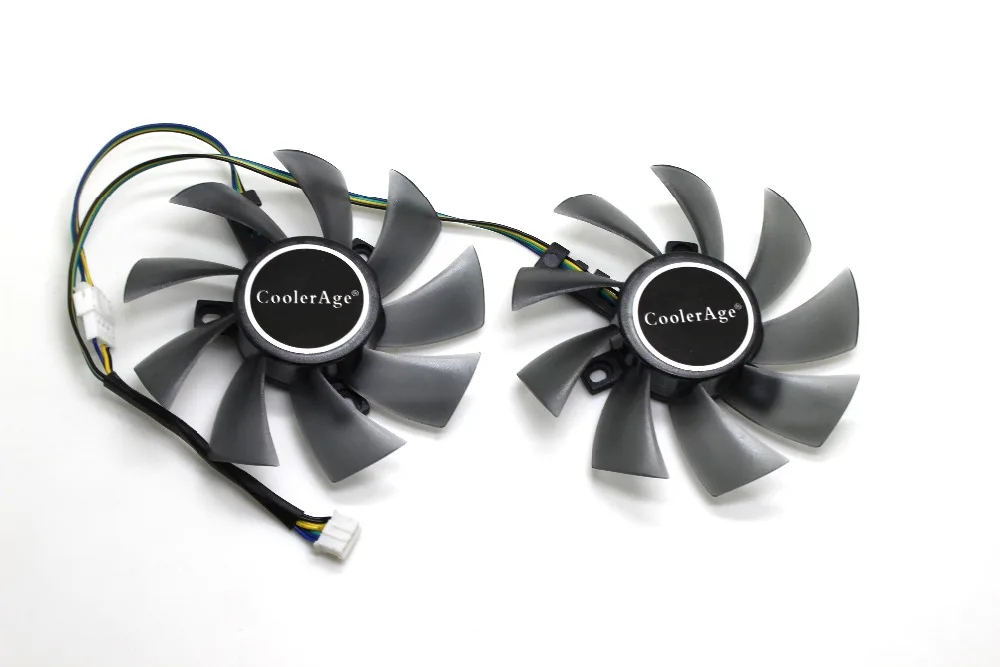 Охлаждающий вентилятор CoolerAge 85 мм 12 в пост. Тока 4pin для MSI SAPPHIRE EVGA RX 460/550/560 GTX 1060 3G