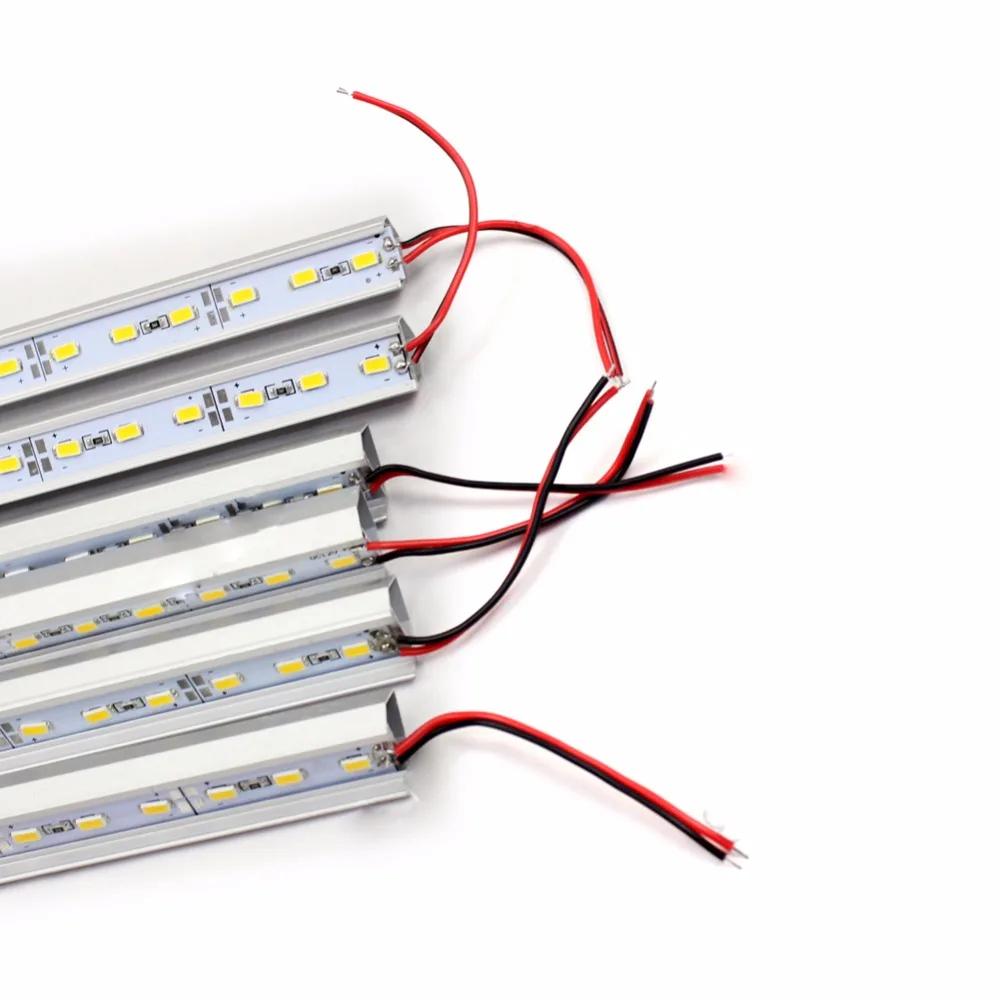 Светодиодная панель с алюминиевым профилем 5630 SMD 20 шт./лот 12 В постоянного тока 36