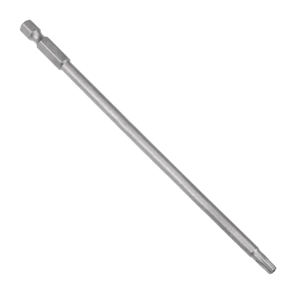 T25 150mm Uxcell 5 шт. S2 Сталь 100/150 мм Длина T20/27/10/25/30 1/" хвостовик Магнитный безопасный звездообразный ключ насадки для отвертки для электрические ручные инструменты - Цвет: T25 150mm