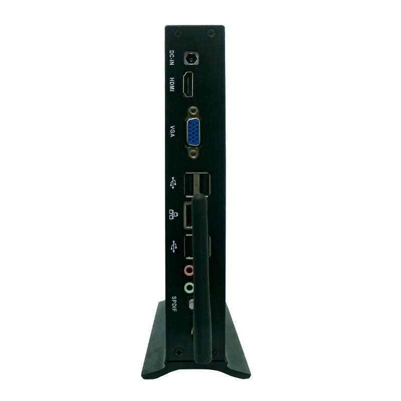 Full HD Двухъядерный 1,6 ГГц 8G SSD 2G Оперативная память мини настольный компьютер WI-FI 150 МБ/с. Алюминий шасси ITX Архитектура