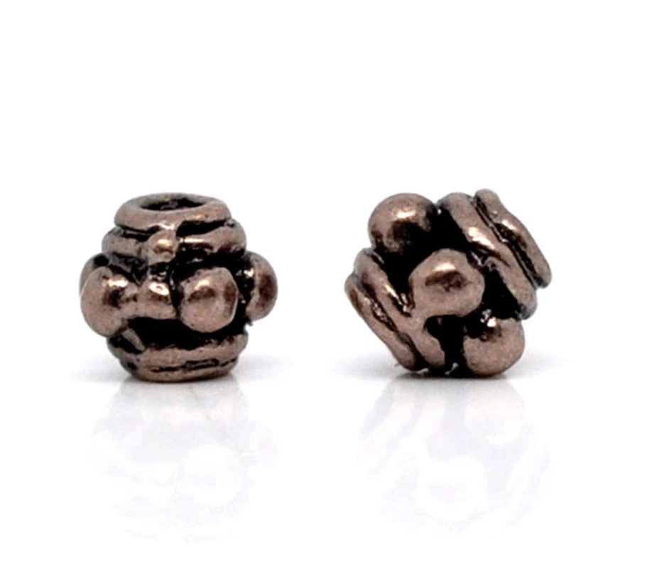 

DoreenBeads 300 Copper Tone Tiny Bumpy Spacer Beads 3.5x3.5mm (B10114), yiwu