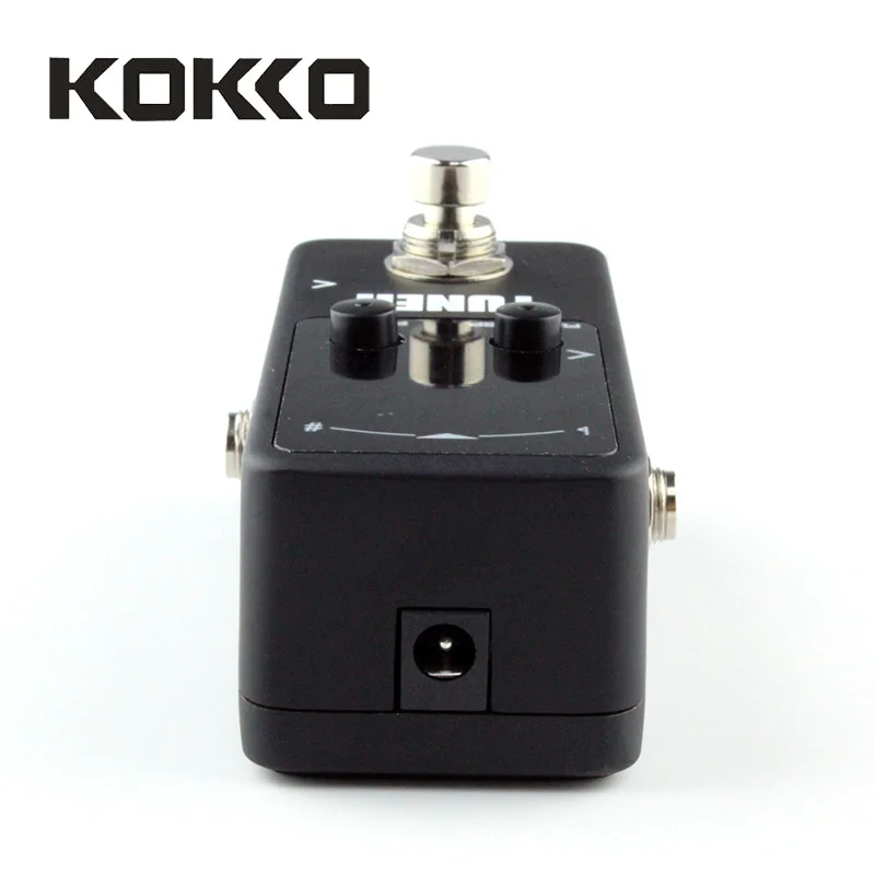 Хроматическая гитара KOKKO FTN2 педаль тюнера с истинным байпасом черный Stompbox для