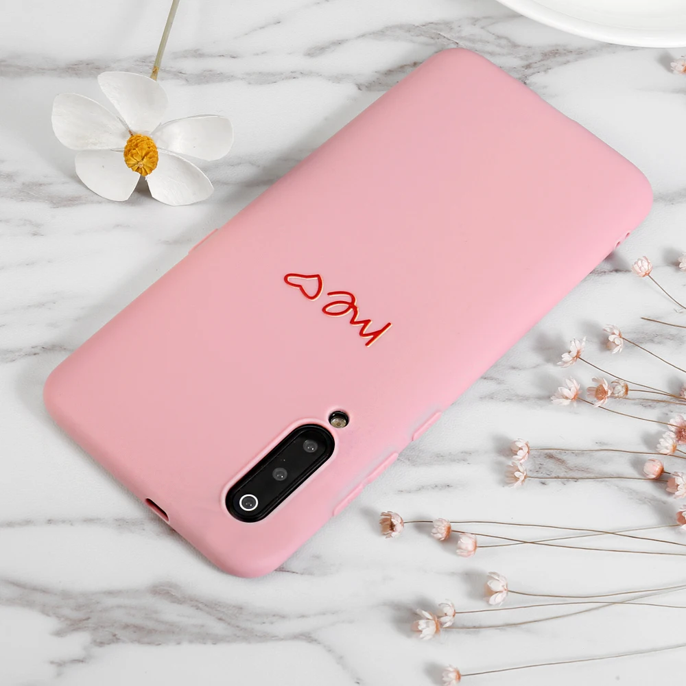Парный чехол с сердечками для Xiaomi Mi Max Mix 2 2S 3 Pro 5 5C 5S 6 Plus 8 SE 9 5X 6X A1 A2 Lite Play Note мягкие