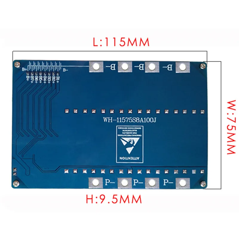 1 шт. 8S BMS 25 6 v Lifepo4 батарейный блок Bms 100A контроллер для 3 2 с температурным