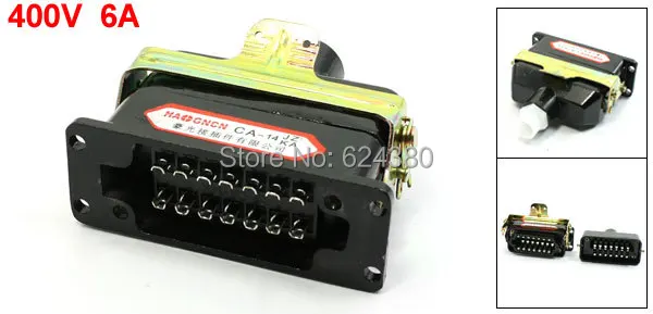 CA 14JZ1 KA 14 Pin P 1 с одним отверстием прямоугольная электрическая колода круглый