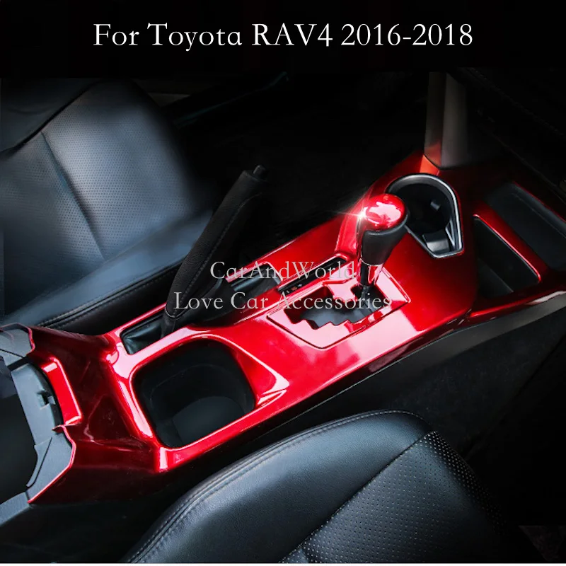 Интерьерные аксессуары для Toyota RAV4 RAV 4 2016 2018 LHD Центральная коробка переключения