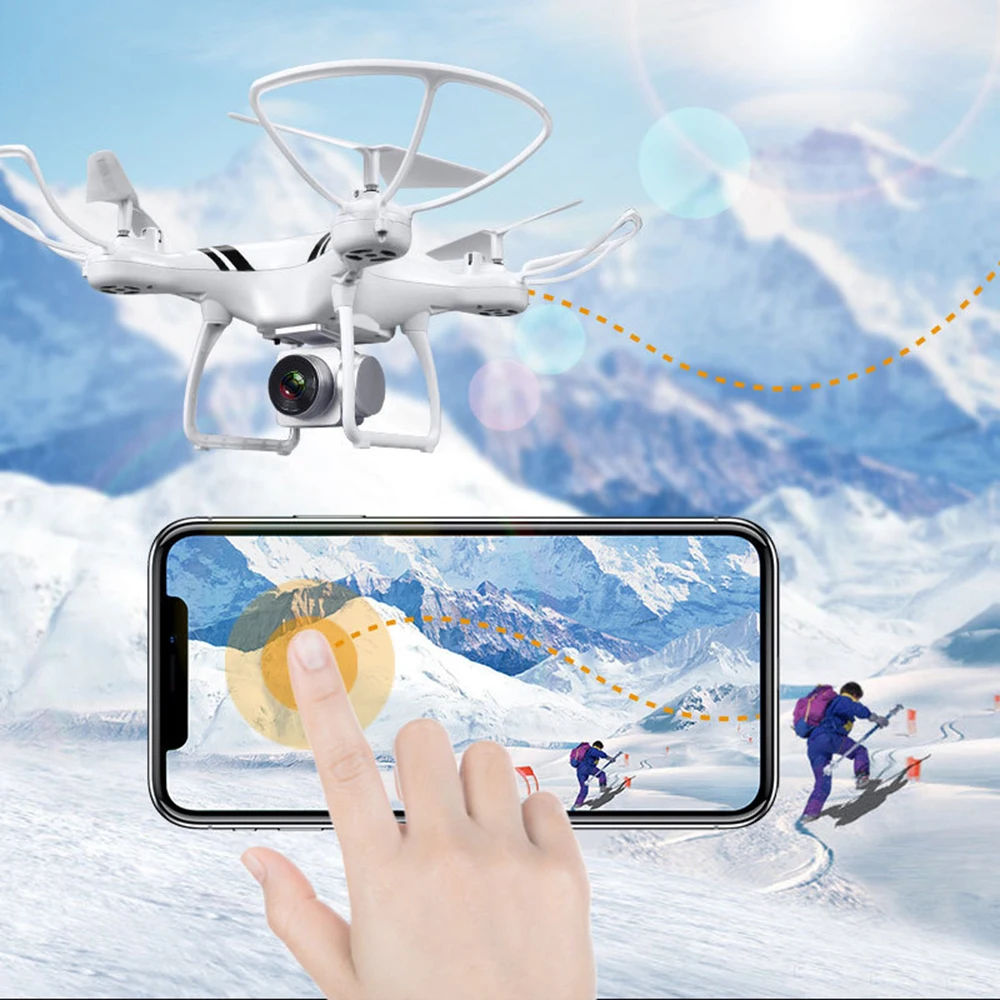 KY101S Радиоуправляемый Дрон wifi FPV с широкоугольной HD камерой, удерживающий высоту Безголовый Радиоуправляемый квадрокоптер Дрон с большим временем полета VS JJRC H37