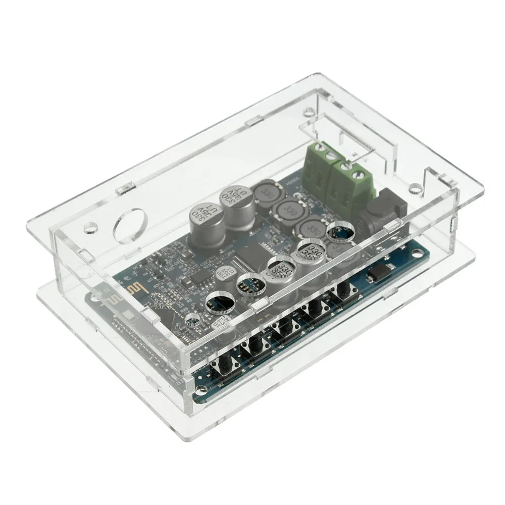 TDA7492P 50 Вт + Bluetooth 4 0 аудио приемник плата усилителя чехол новый|Аксессуары для MP3