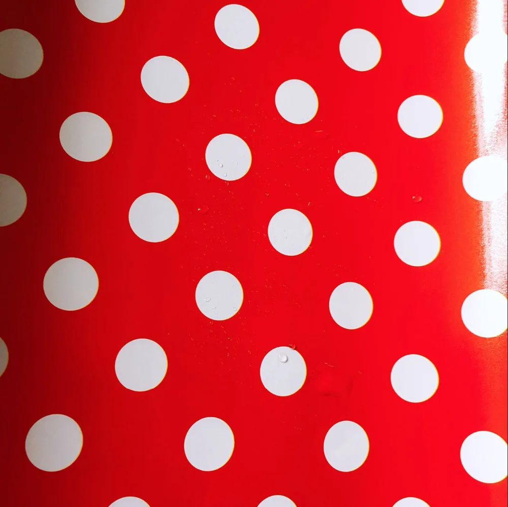10 штук 50x70 см Водонепроницаемый Dots& Stripes упаковка Бумага для рождественских подарков