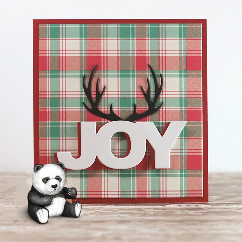 Слова Joy Peace Love металлические режущие трафареты для DIY скрапбукинга декоративные