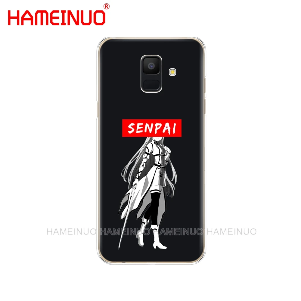 HAMEINUO Sugoi Senpai аниме waifu чехол для телефона Samsung Galaxy J4 J6 J8 A9 A7 2018 A6 A8 PLUS j7 duo | Мобильные
