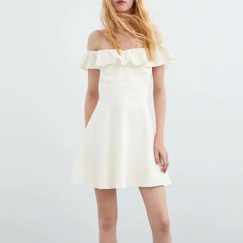 Heydress Летнее мини-платье с вырезом лодочкой сексуальное драпированное платье со