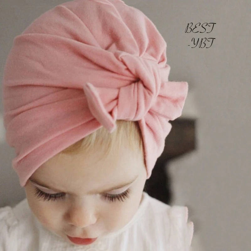 Модная Милая хлопковая шапка с заячьими ушами и бантом в европейском