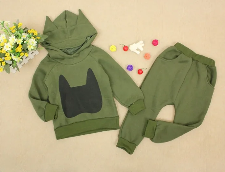 Комплекты детской одежды в Корейском стиле для мальчиков и девочек одежда с