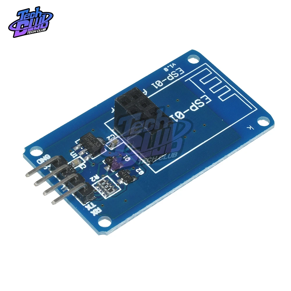 Модуль беспроводного адаптера ESP8266 ESP-01 ESP01 с последовательным Wi-Fi 3 В 5 совместимая