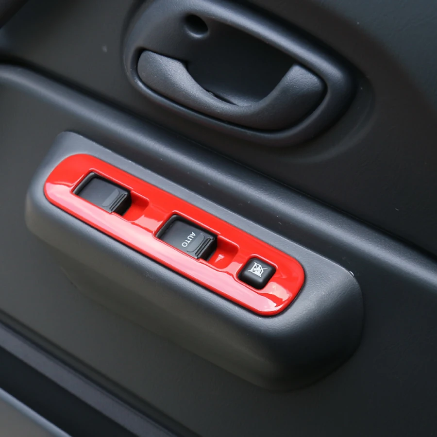 2 шт./компл. хромированные декоративные наклейки на окна автомобиля для Suzuki Jimny 07 up